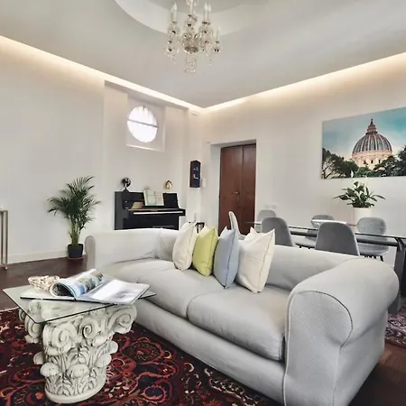 Daire Gracchi Gallery S'peter Basilica Vaticano Luxury For 7 Aircond Wifi Netflix
